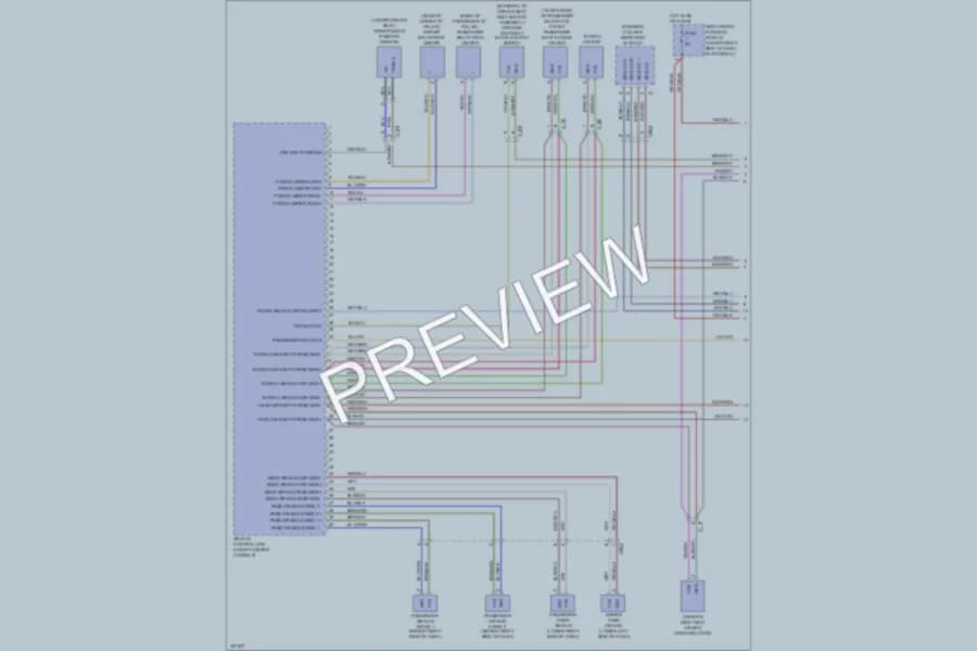 2013 Porsche Boxster Supplemental Restraints wiring diagram preview