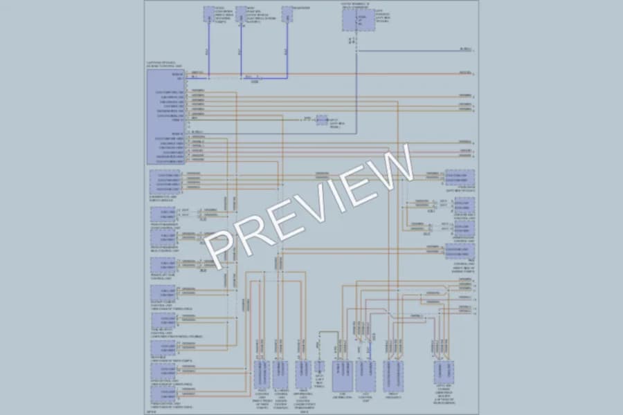 2013 Porsche CayenneHybrid Computer Data Lines wiring diagram preview