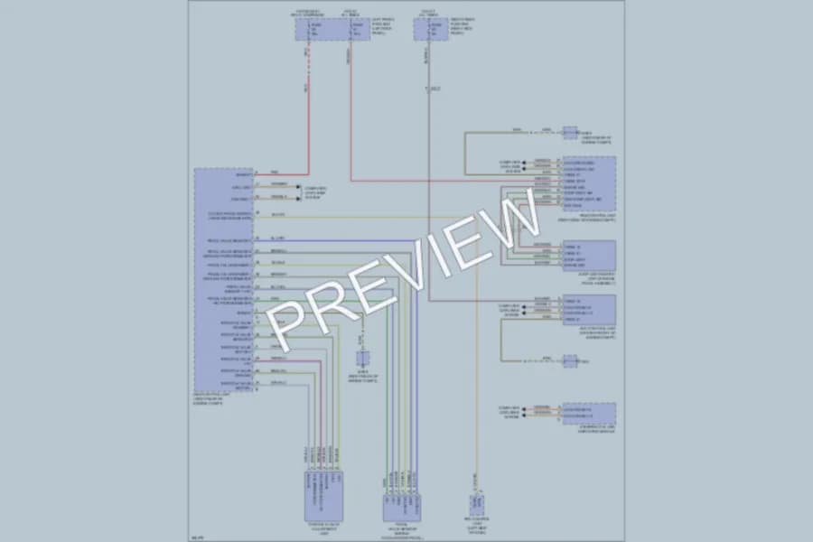 2013 Porsche Panamera Cruise Control wiring diagram preview