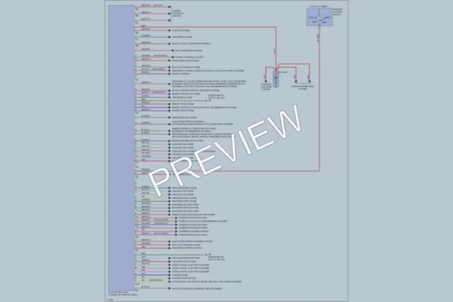 2013 Smart fortwo Body Control Modules wiring diagram preview