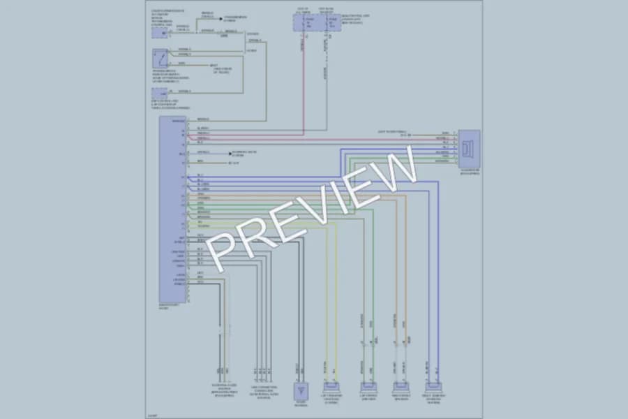 2013 Smart fortwo Radio wiring diagram preview