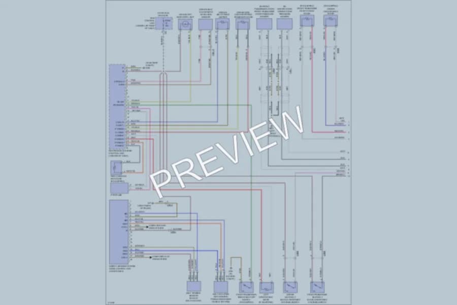 2013 Smart fortwo Supplemental Restraints wiring diagram preview