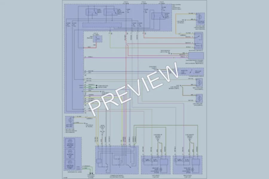 2013 Smart fortwoelectric Headlights wiring diagram preview