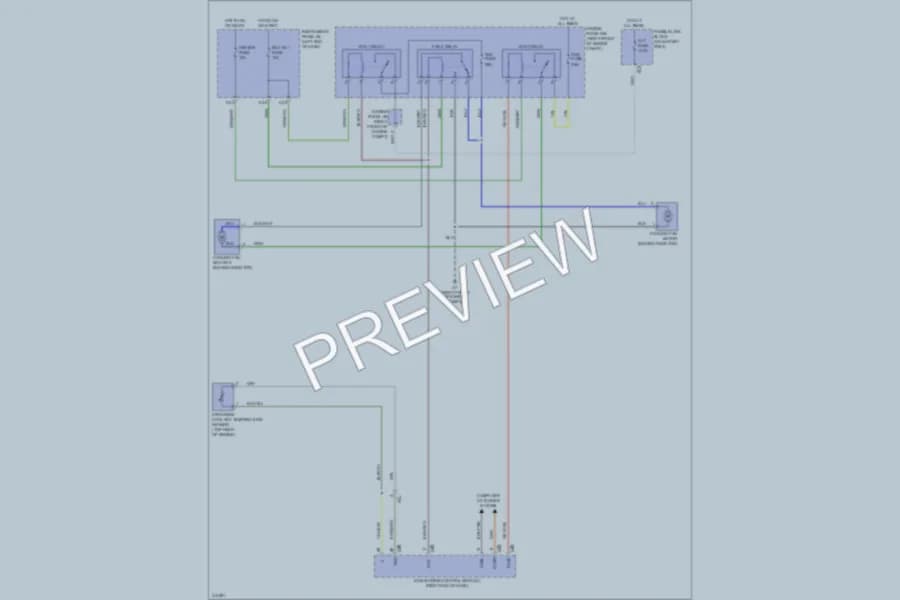 2013 Subaru BRZ Cooling Fan wiring diagram preview