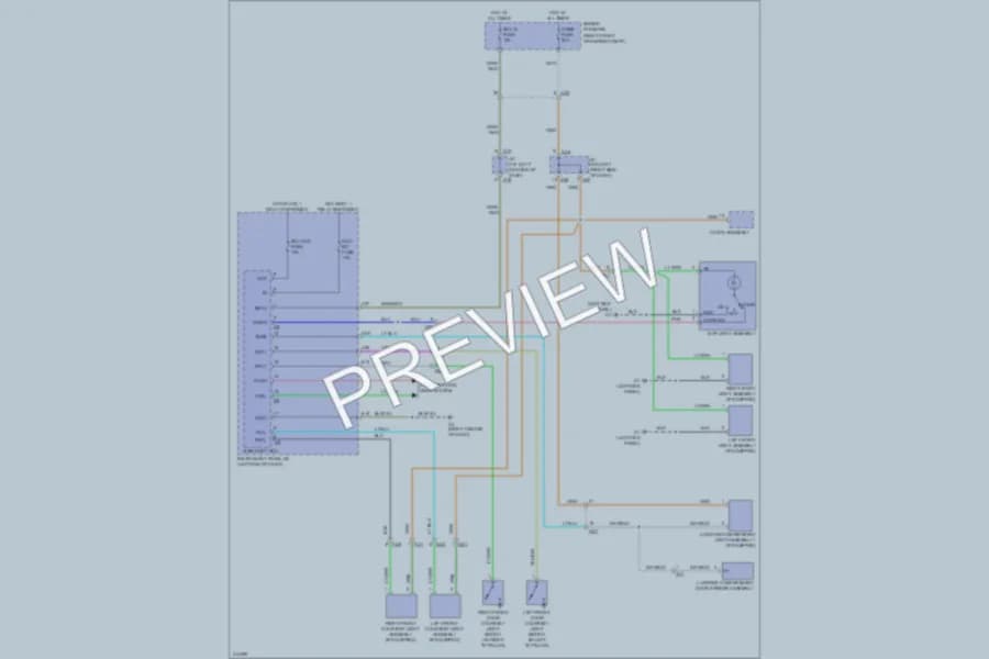 2013 Subaru BRZ Interior Lights wiring diagram preview