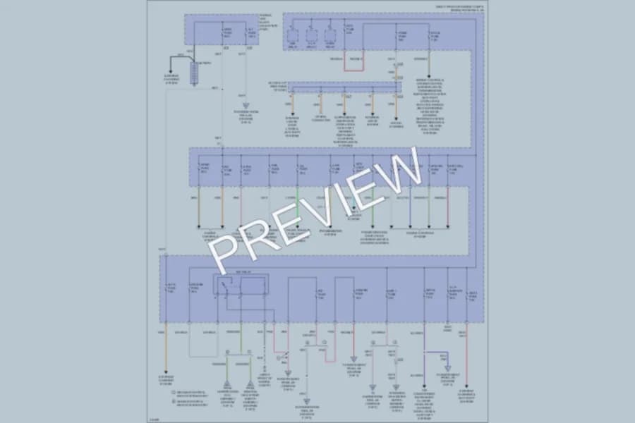 2013 Subaru BRZ Power Distribution wiring diagram preview