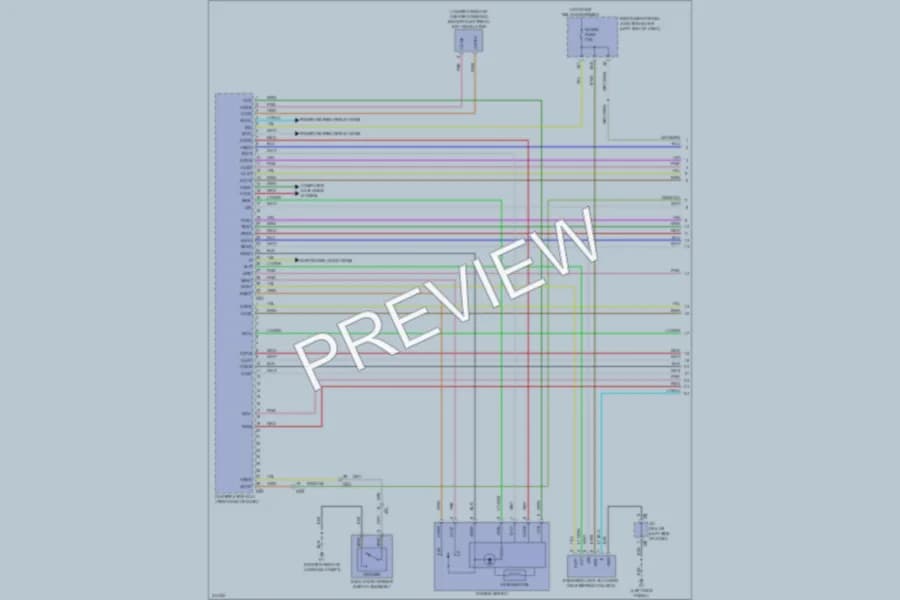 2013 Subaru BRZ Power Door Locks wiring diagram preview