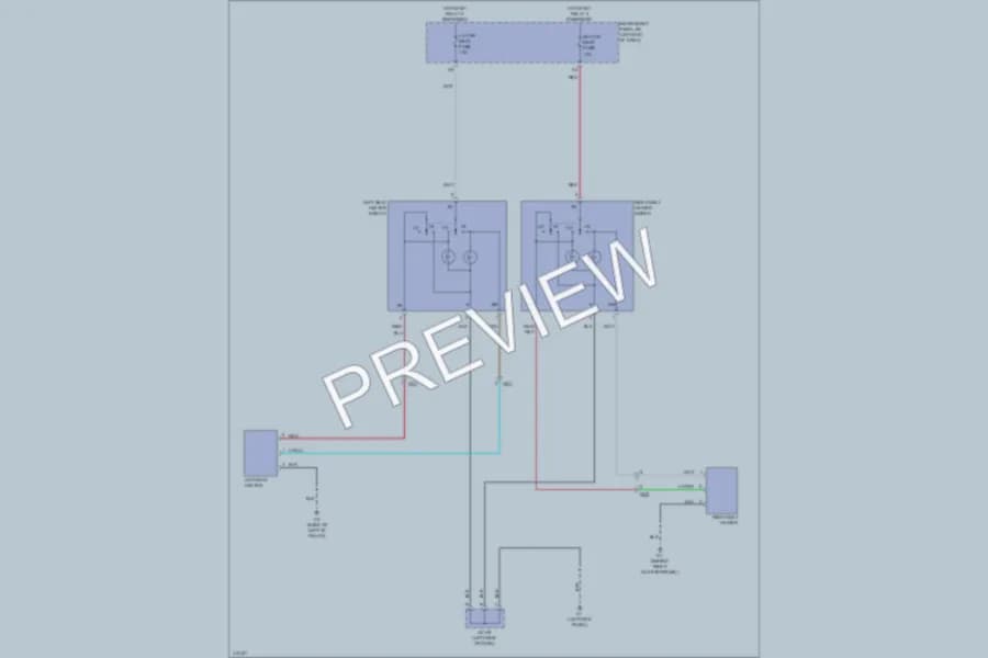 2013 Subaru BRZ Power Seats wiring diagram preview