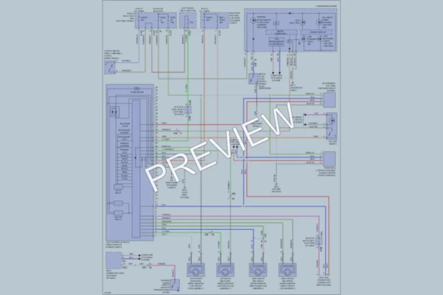 2013 Subaru Forester Anti Lock Brakes wiring diagram preview