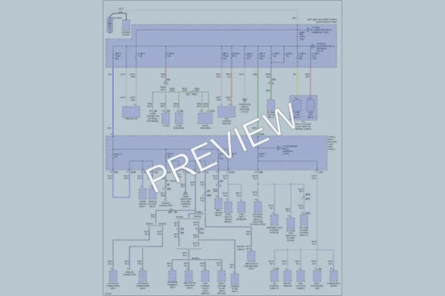 2013 Subaru Outback Power Distribution wiring diagram preview