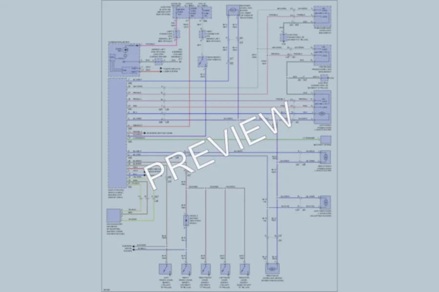 2013 Suzuki GrandVitara Power Door Locks wiring diagram preview
