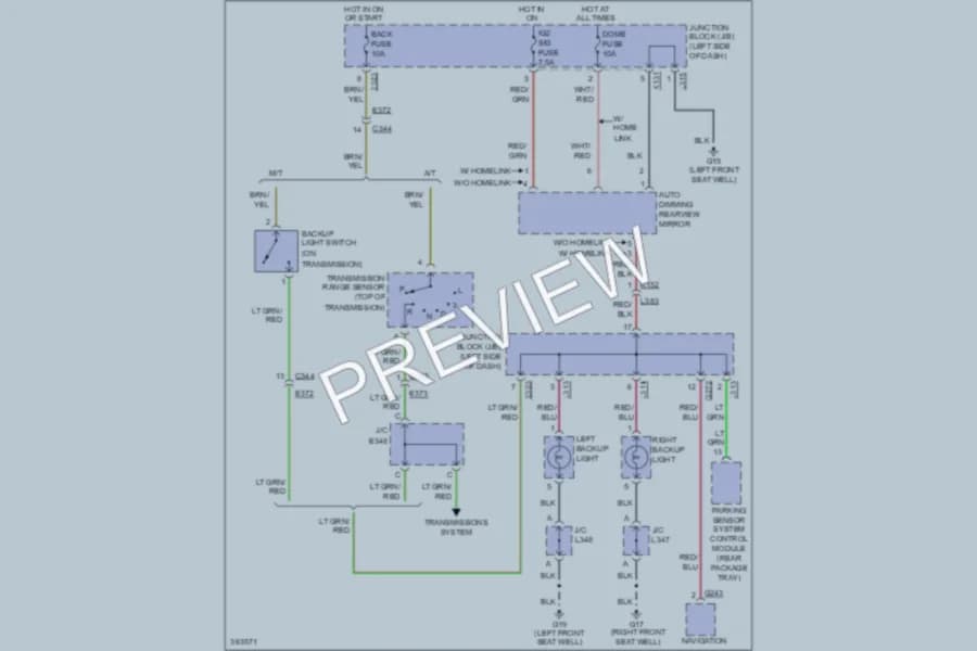2013 Suzuki Kizashi Exterior Lights wiring diagram preview