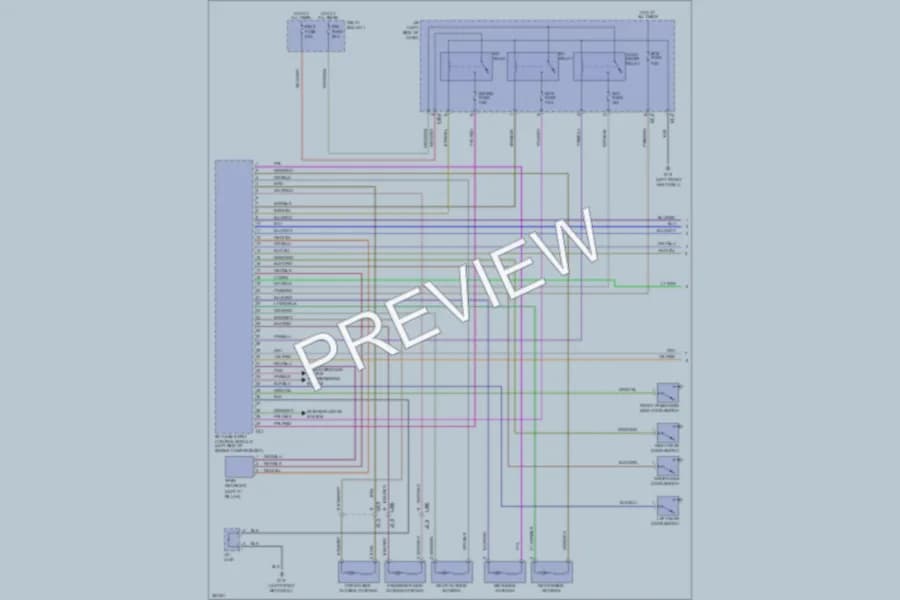 2013 Suzuki Kizashi Power Door Locks wiring diagram preview