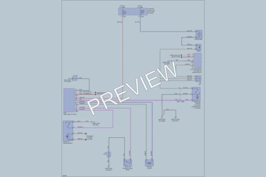 2013 Suzuki Kizashi Trunk Tailgate Fuel Door wiring diagram preview