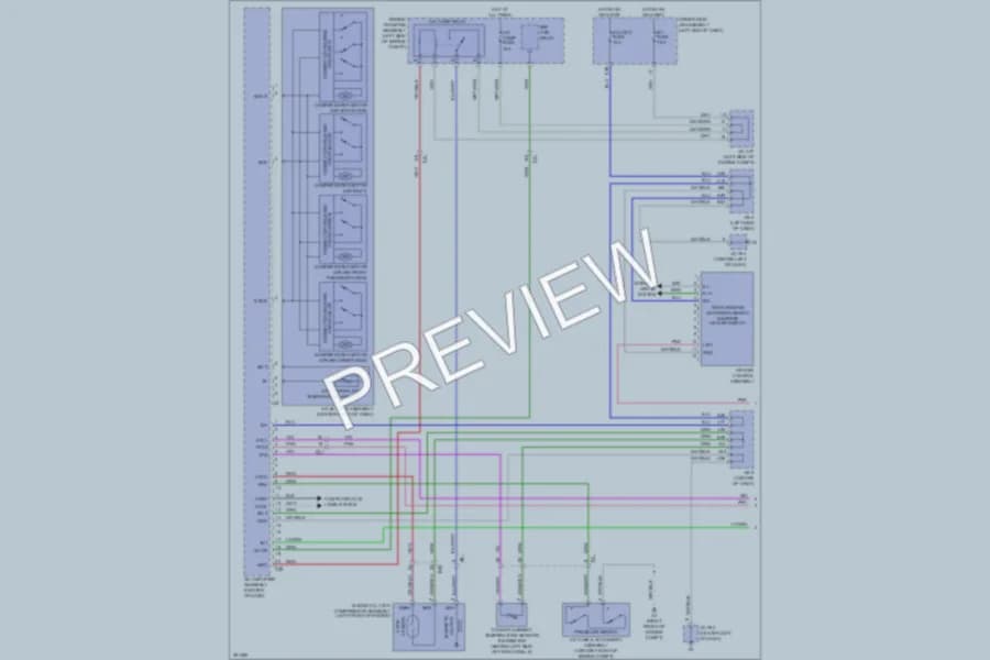 2013 Toyota 4Runner Air Conditioning wiring diagram preview