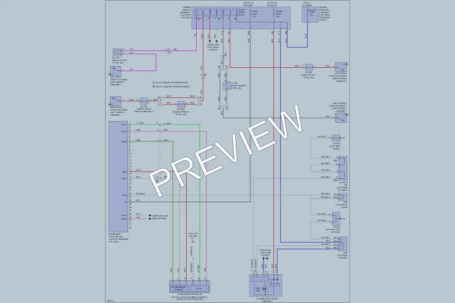 2013 Toyota 4Runner Electronic Suspension wiring diagram preview
