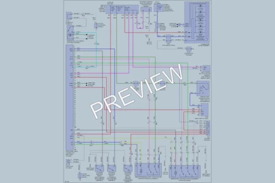2013 Toyota 4Runner Transmission wiring diagram preview