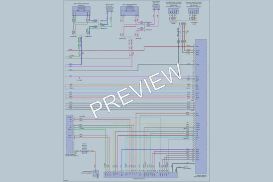 2013 Toyota Corolla Radio wiring diagram preview