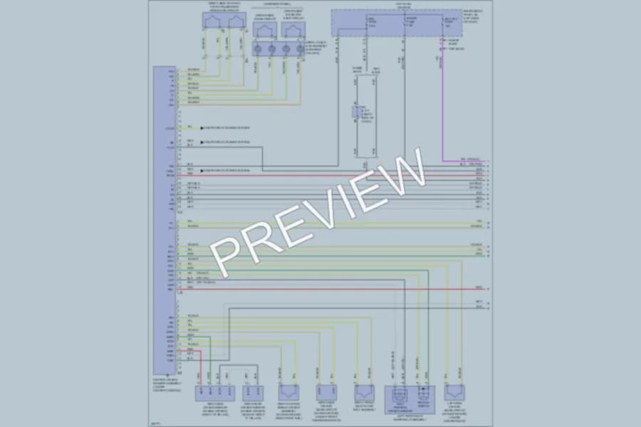 2013 Toyota Corolla Supplemental Restraints wiring diagram preview