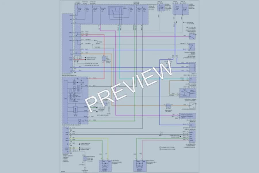 2013 Toyota Corolla Warning Systems wiring diagram preview