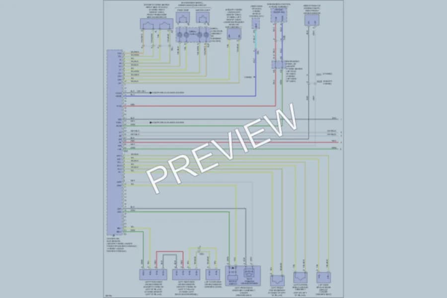 2013 Toyota HighlanderHybrid Supplemental Restraints wiring diagram preview