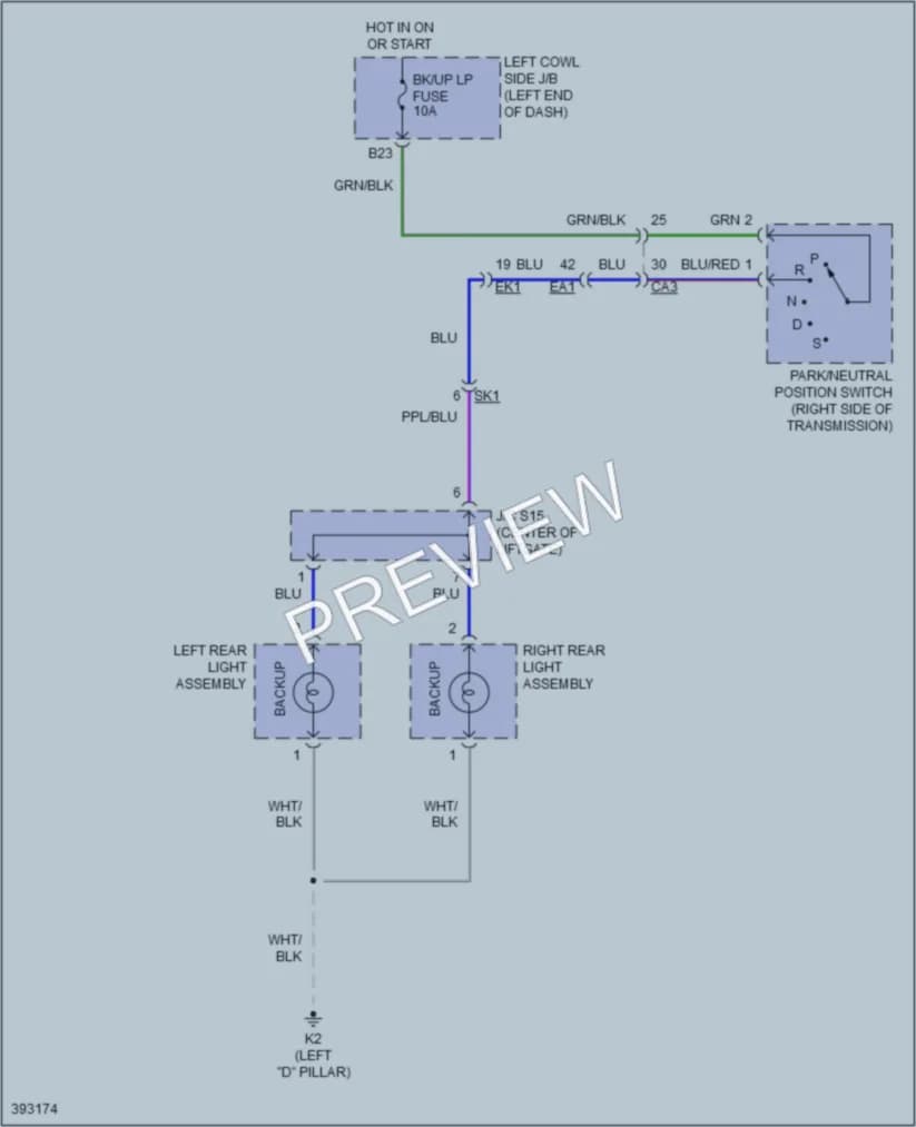 2013 Toyota LandCruiser Exterior Lights wiring diagram preview