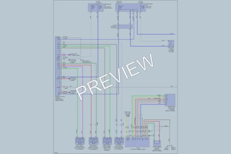 2013 Toyota Matrix Anti Lock Brakes wiring diagram preview