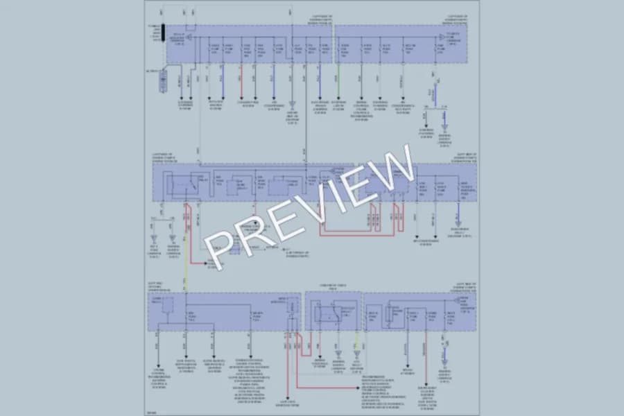2013 Toyota Matrix Power Distribution wiring diagram preview
