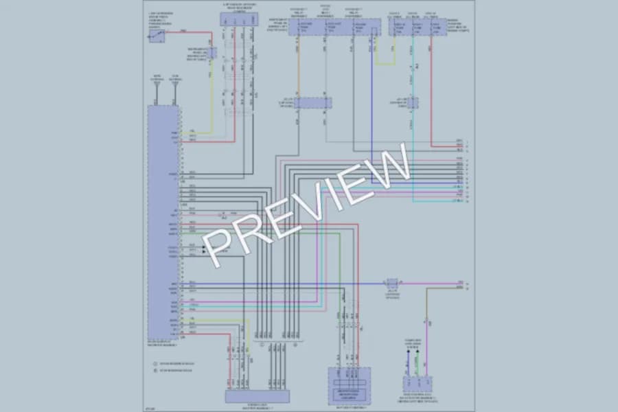 2013 Toyota Priusv Radio wiring diagram preview