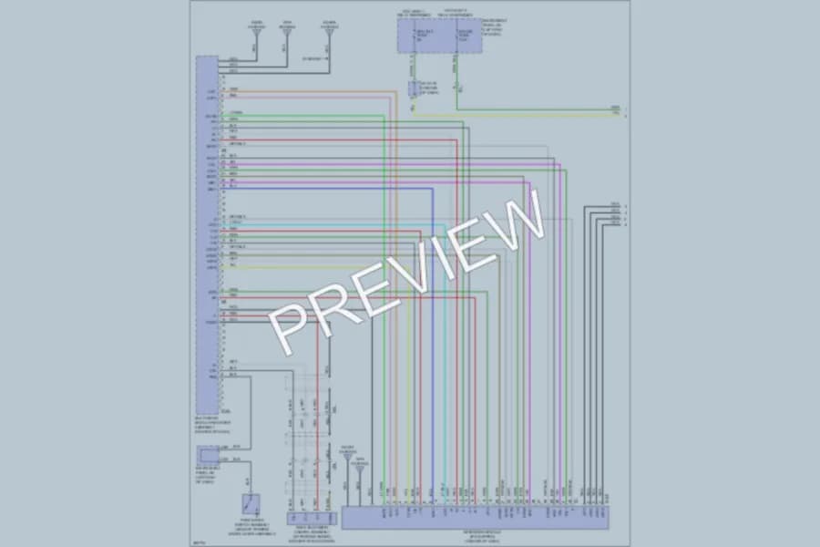 2013 Toyota RAV4 Radio wiring diagram preview