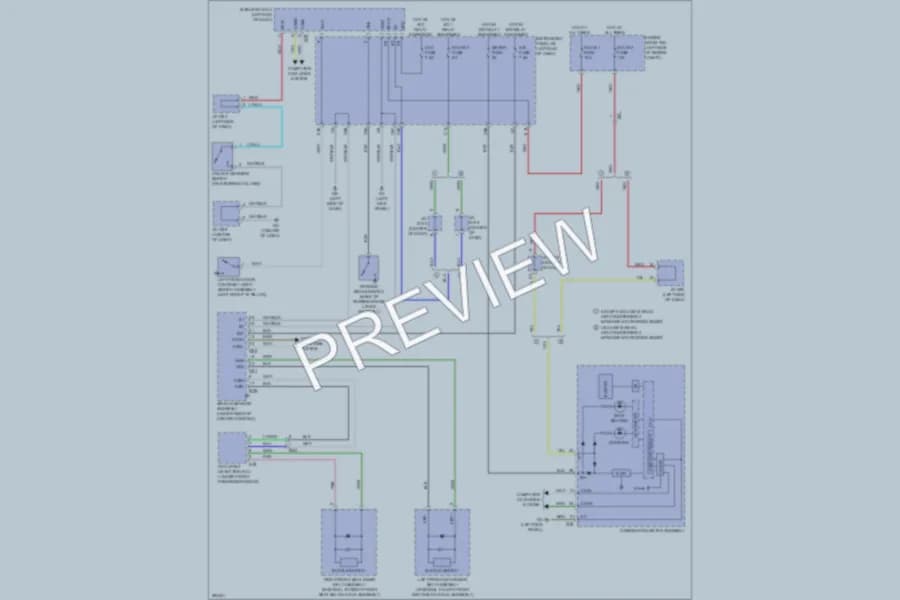 2013 Toyota RAV4 Warning Systems wiring diagram preview