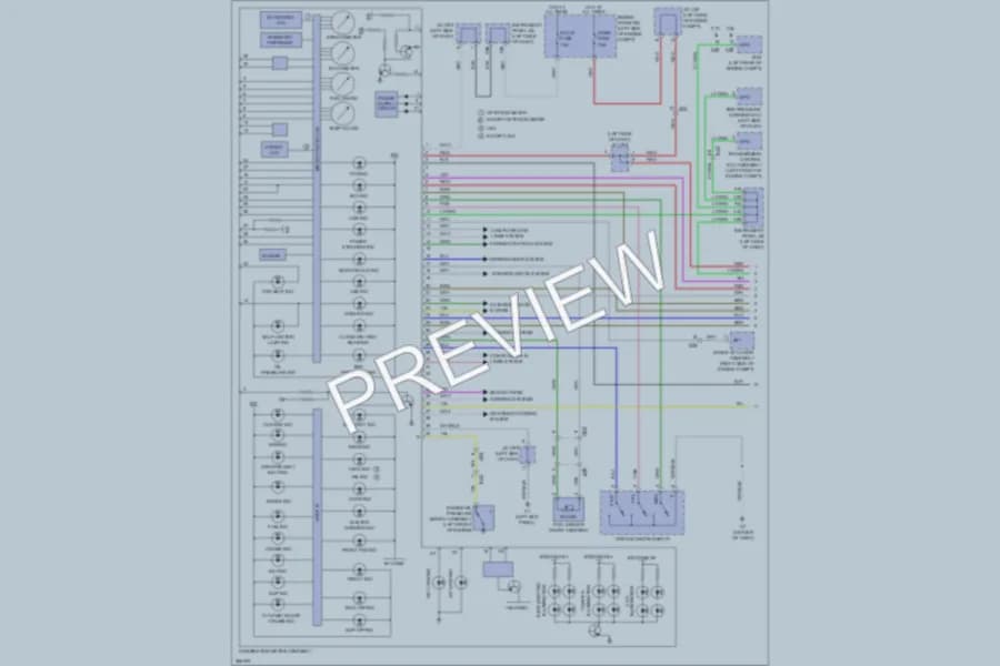 2013 Toyota Sienna Instrument Cluster wiring diagram preview