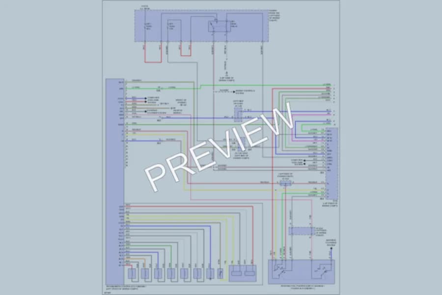 2013 Toyota Sienna Transmission wiring diagram preview