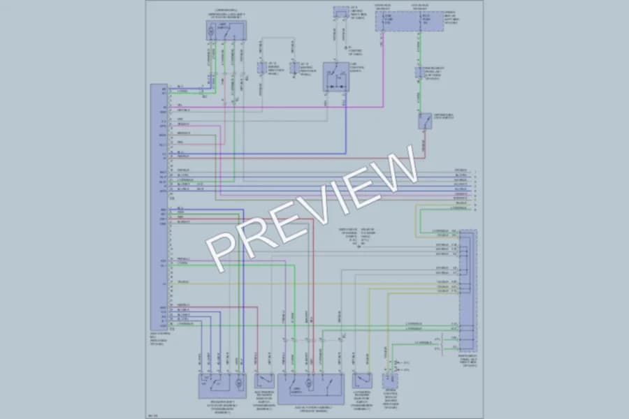2013 Toyota Tacoma Transmission wiring diagram preview