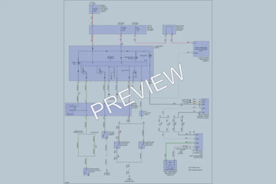 2013 Toyota Tacoma Warning Systems wiring diagram preview