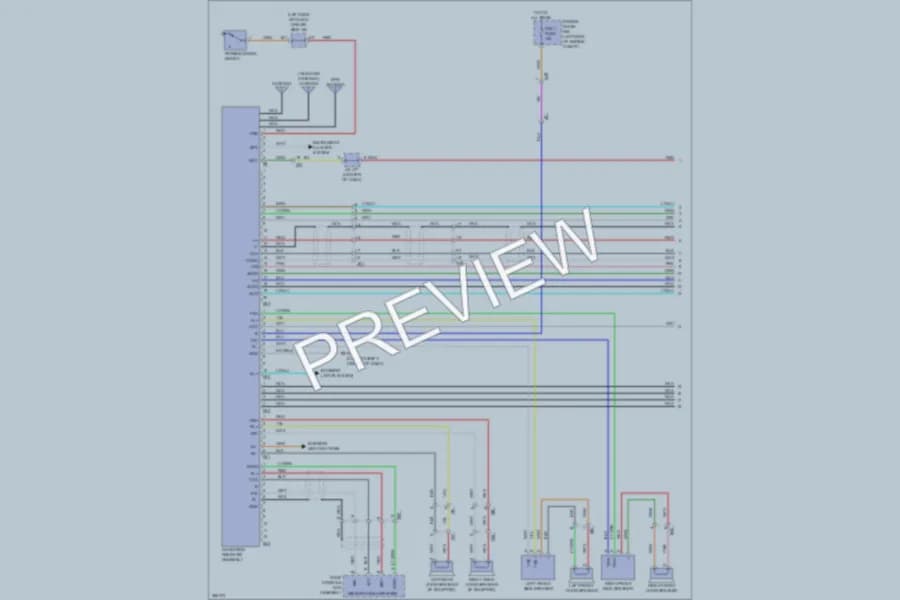 2013 Toyota Tundra Navigation wiring diagram preview