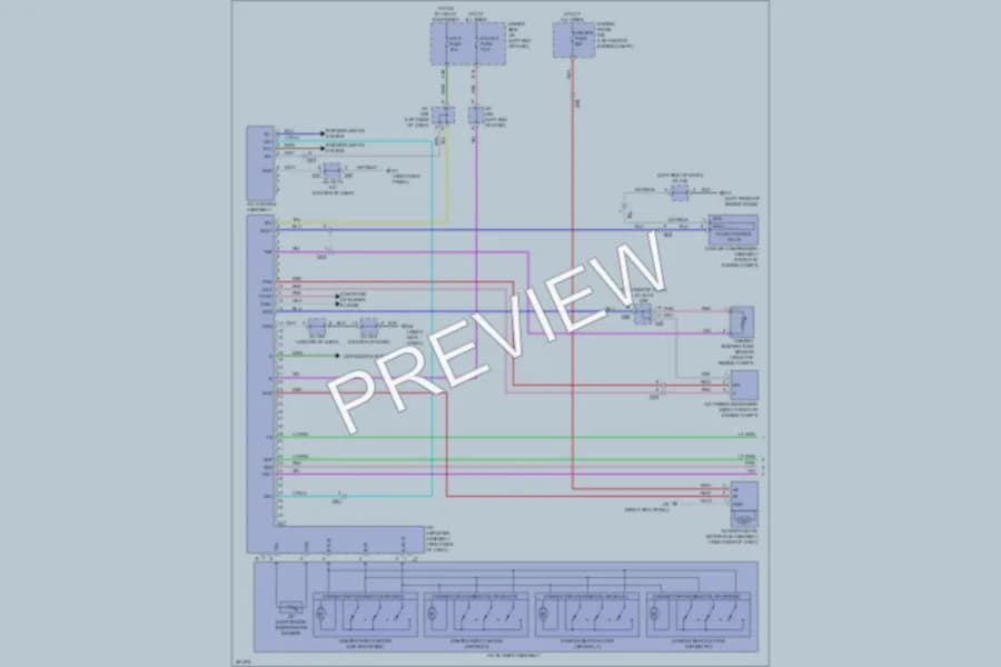 2013 Toyota Venza Air Conditioning wiring diagram preview