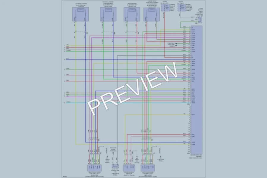 2013 Toyota Venza Anti Theft wiring diagram preview