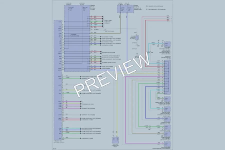2013 Toyota Venza Body Control Modules wiring diagram preview