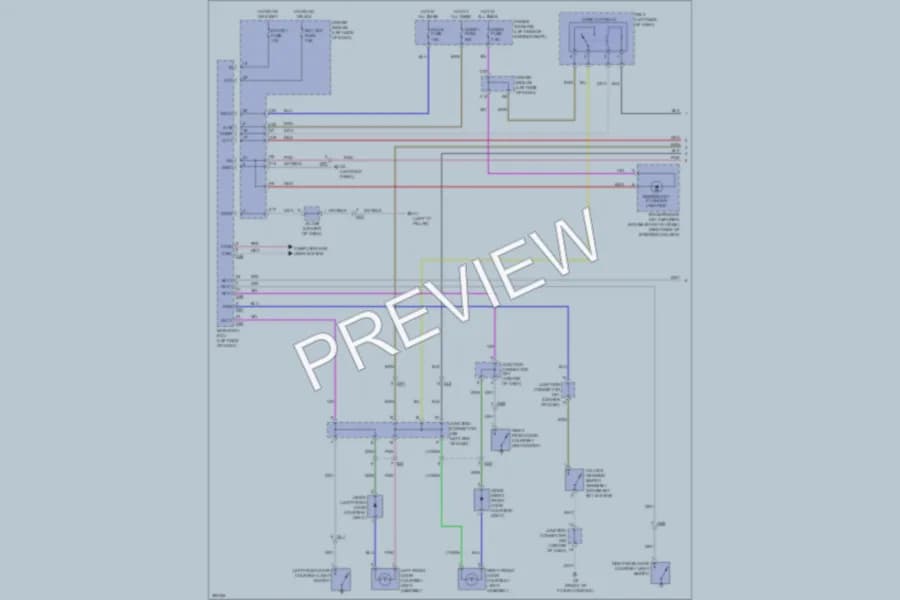 2013 Toyota Venza Interior Lights wiring diagram preview