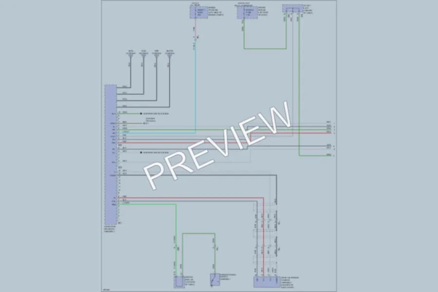 2013 Toyota Venza Radio wiring diagram preview