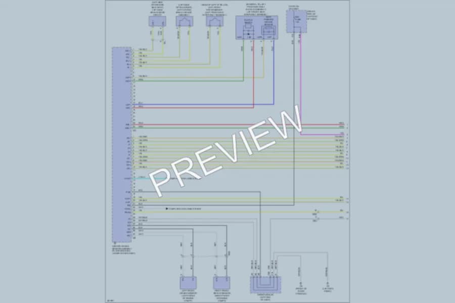 2013 Toyota Venza Supplemental Restraints wiring diagram preview