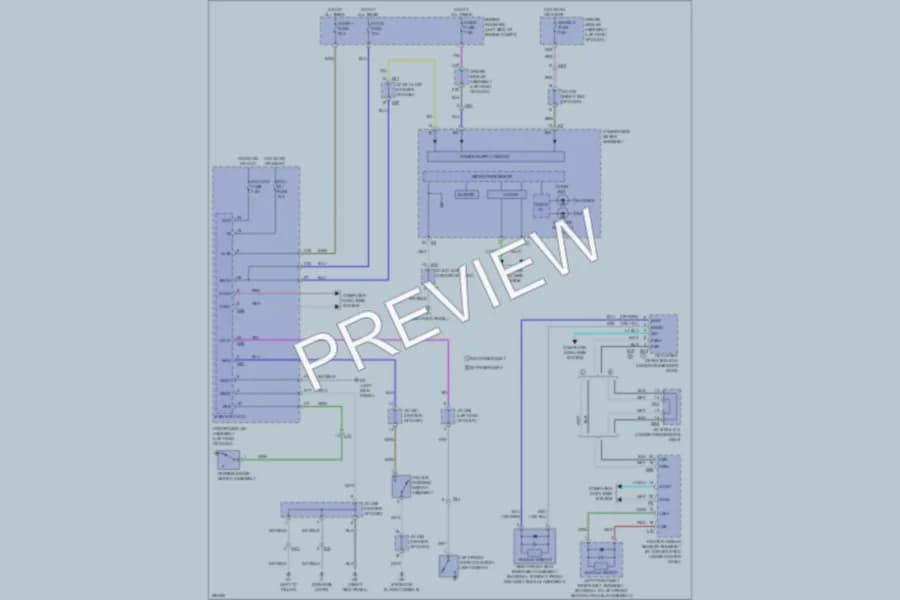 2013 Toyota Venza Warning Systems wiring diagram preview