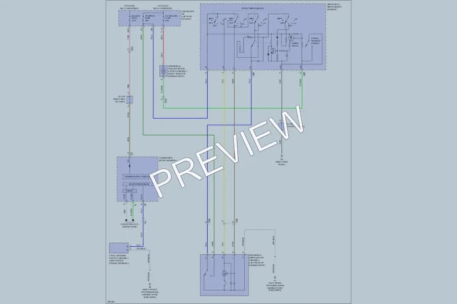 2013 Toyota Venza Wiper Washer wiring diagram preview