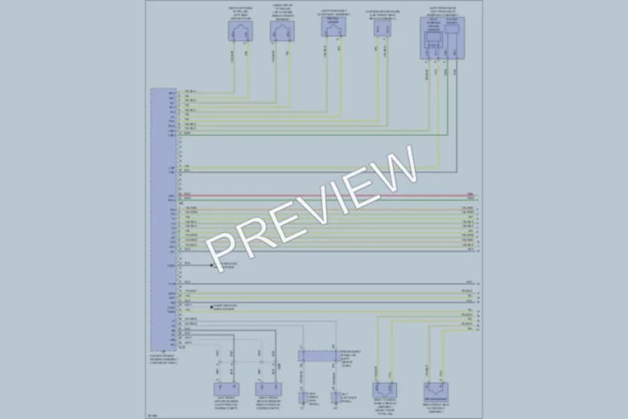 2013 Toyota Yaris Supplemental Restraints wiring diagram preview