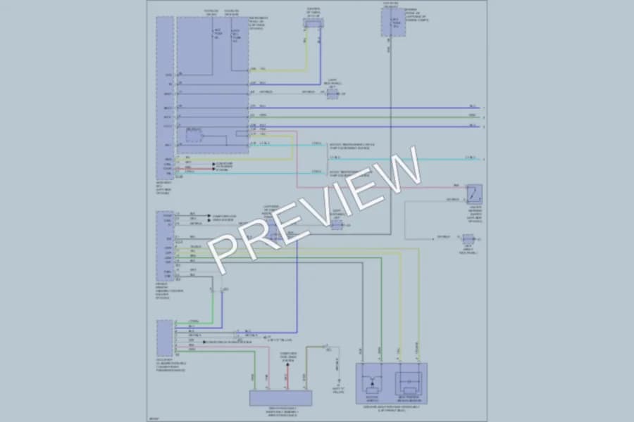 2013 Toyota Yaris Warning Systems wiring diagram preview
