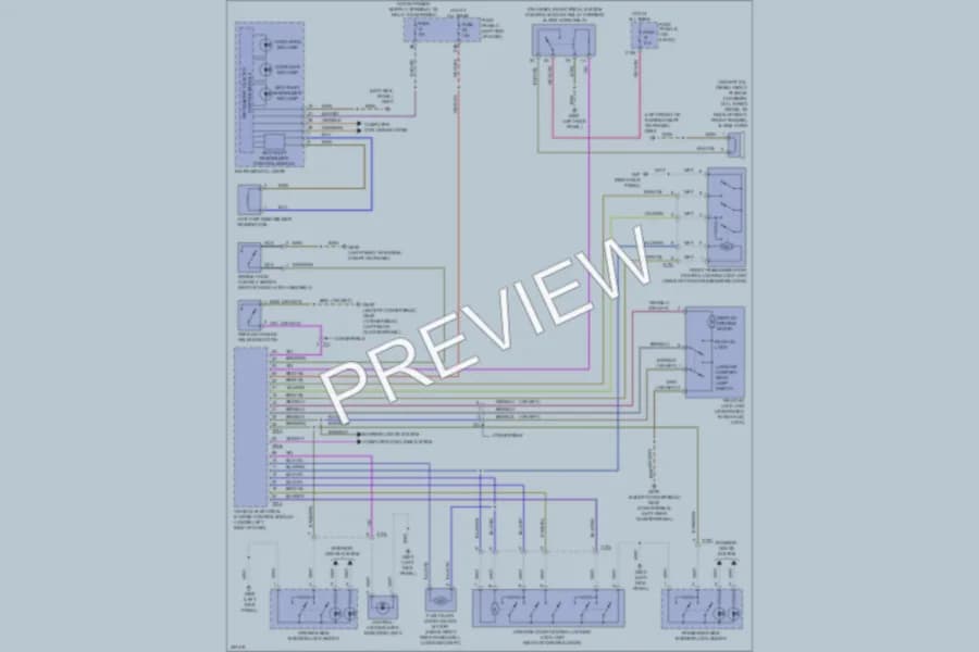 2013 Volkswagen Beetle Anti Theft wiring diagram preview