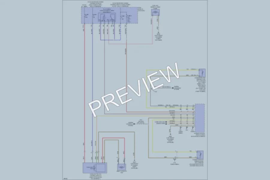 2013 Volkswagen Beetle Cooling Fan wiring diagram preview