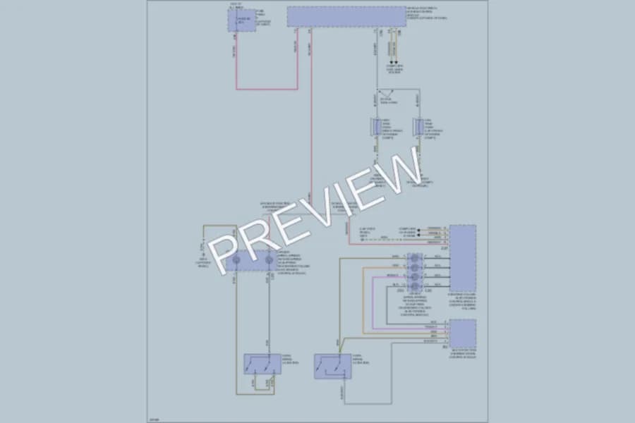 2013 Volkswagen Beetle Horn wiring diagram preview