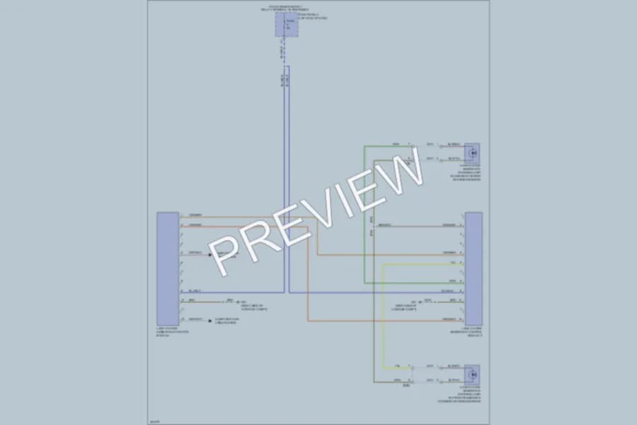 2013 Volkswagen CC Navigation wiring diagram preview